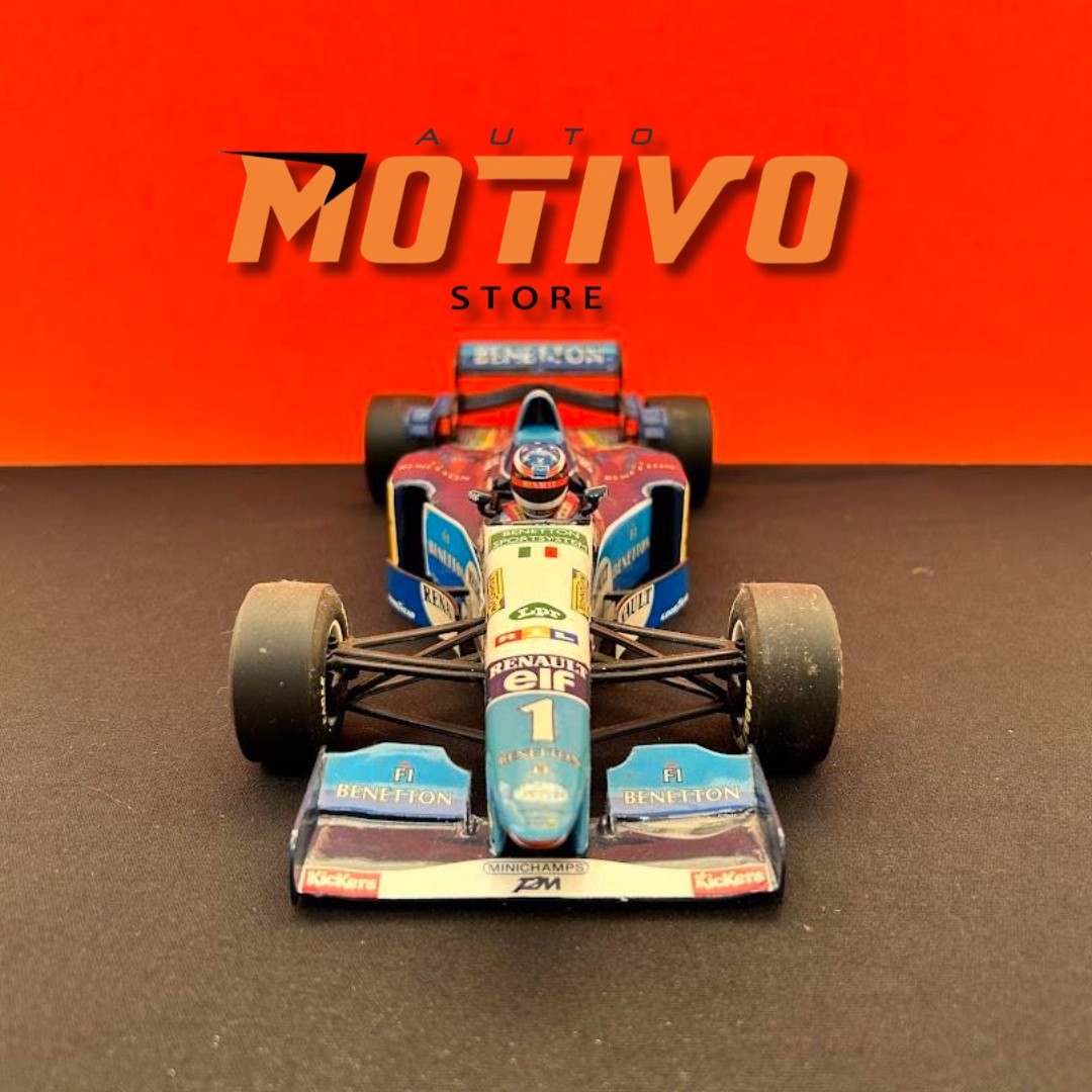 Miniatura Formula 1 Benetton B 195 Schumacher 1/18 (sem caixa