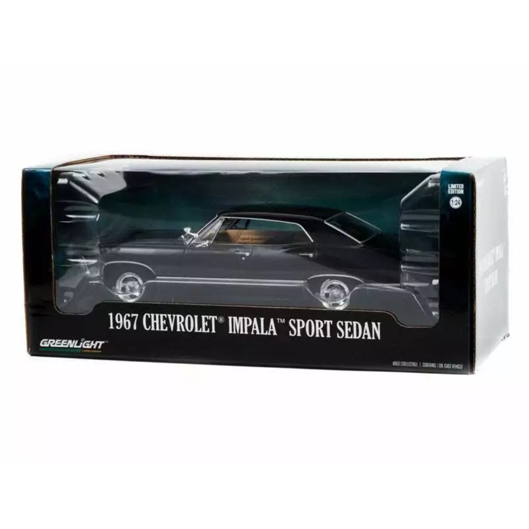Miniatura carro Chevrolet Impala 1967 Sport sedan 1/24