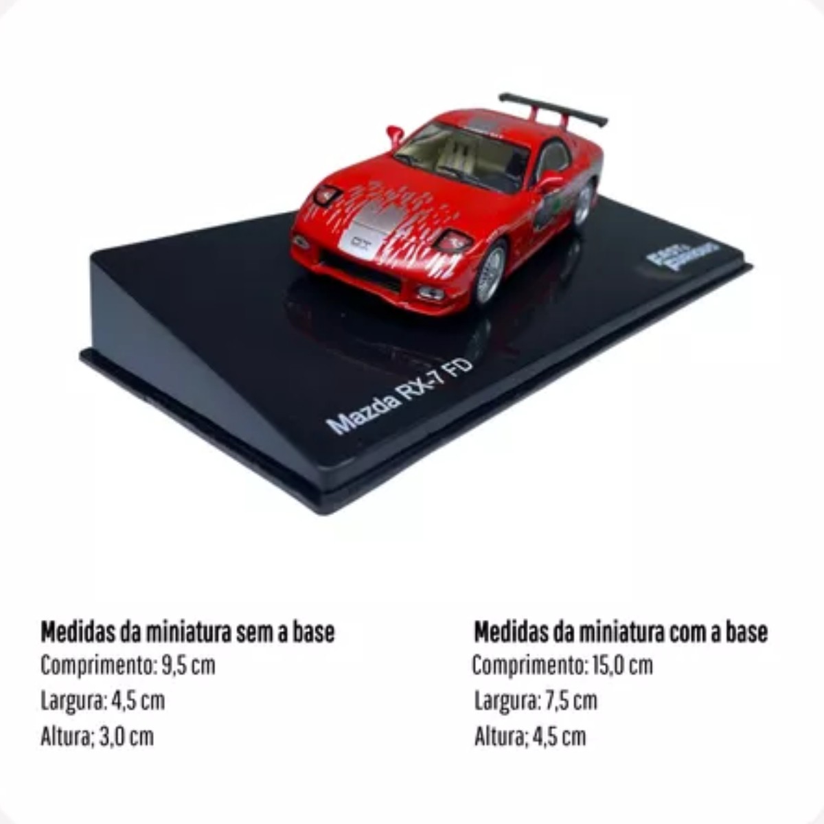 Miniatura Velozes E Furiosos Toretto Mazda RX-7 - 1/43