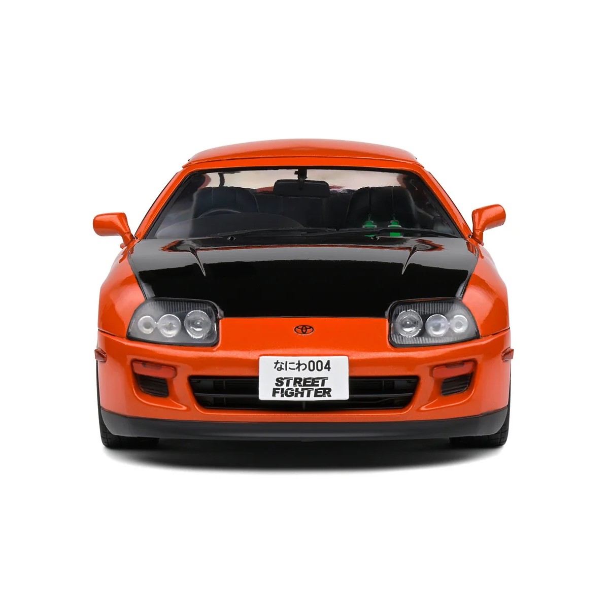 ケイツー　ミニターボ　4 Miniatura carro Toyota Supra MK4 Street Fighter 1/18 - AutoMOTIVO