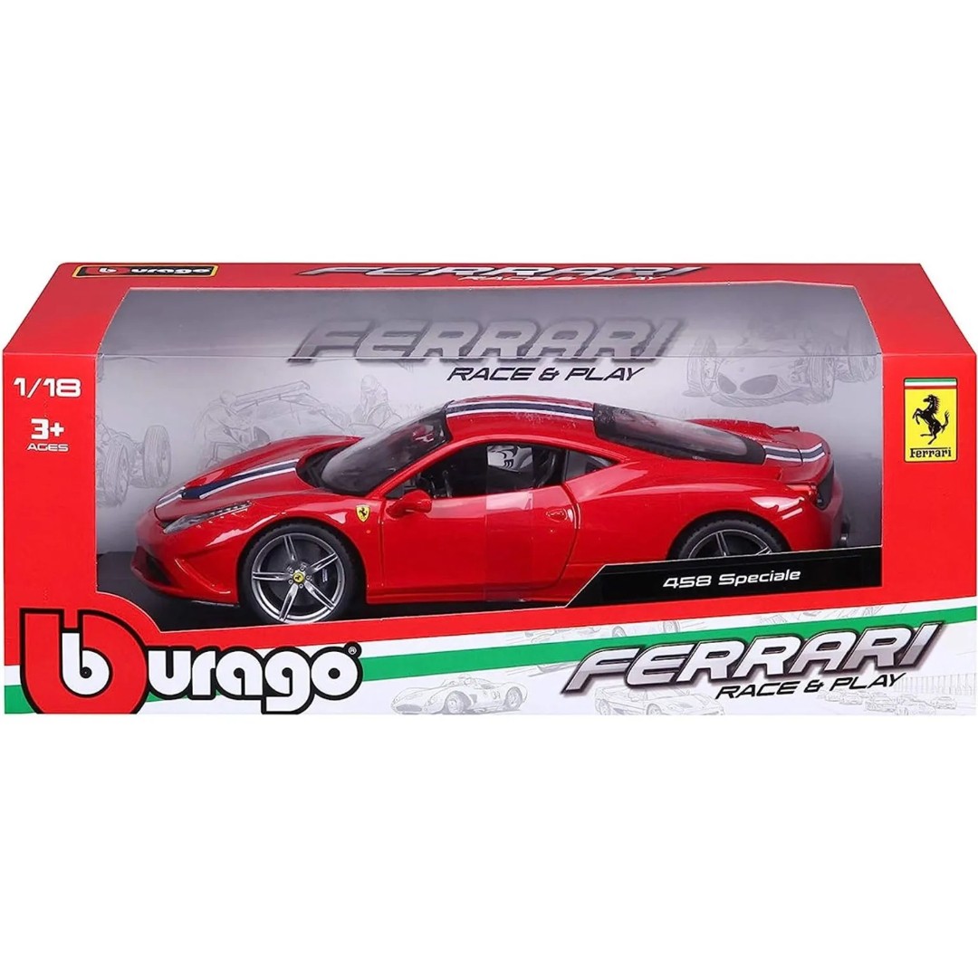 Miniatura carro Ferrari 458 Speciale - 1/18 - AutoMOTIVO Store