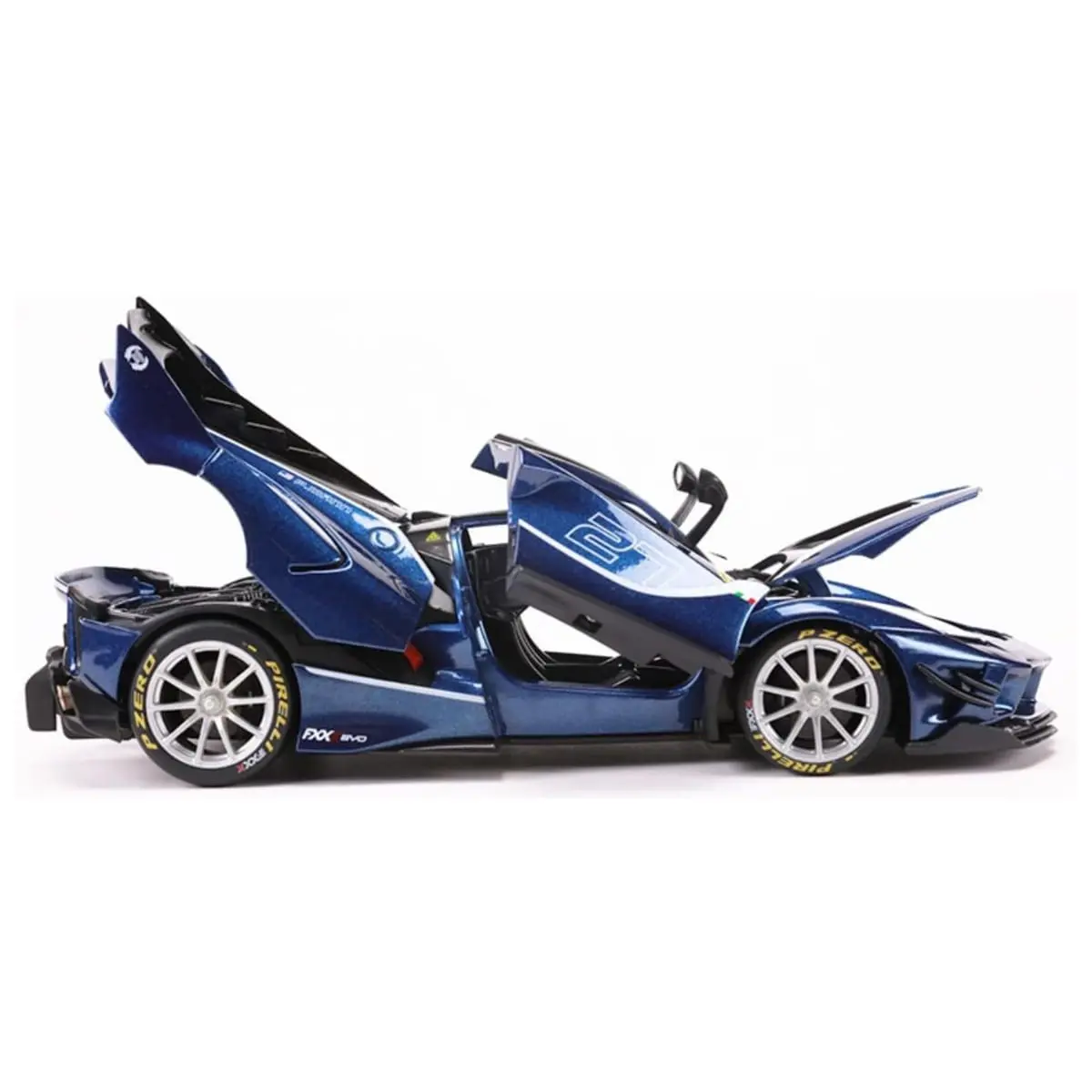 Miniatura Carro Ferrari FXX-K Evo Azul - 1/18 - AutoMOTIVO Store