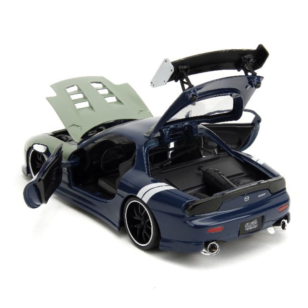 miniatura carro Kakashi Mazda RX-7 1993 1/24 - AutoMOTIVO Store