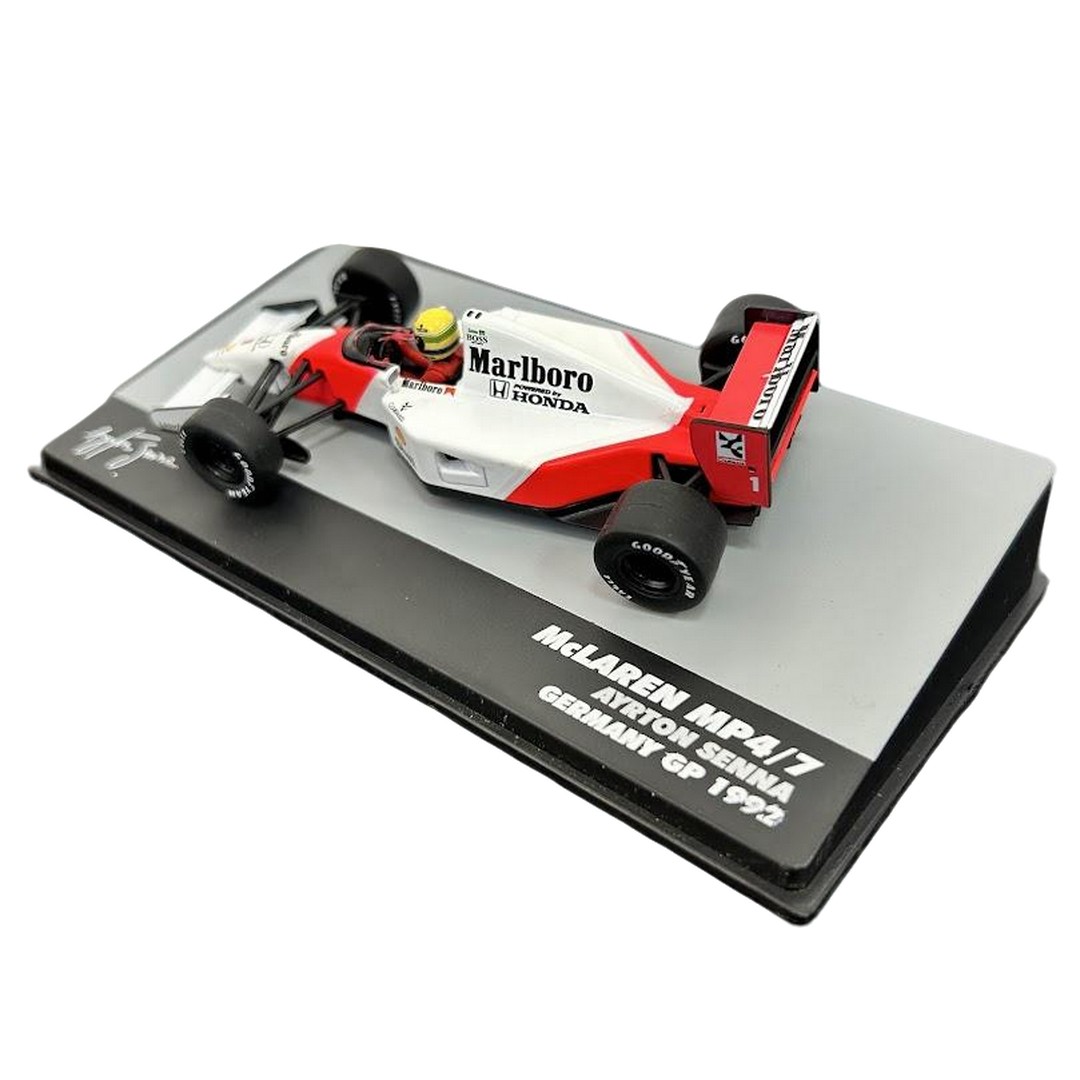 Miniatura Formula 1 Ayrton Senna Mclaren MP4/7 - 1/43 - AutoMOTIVO