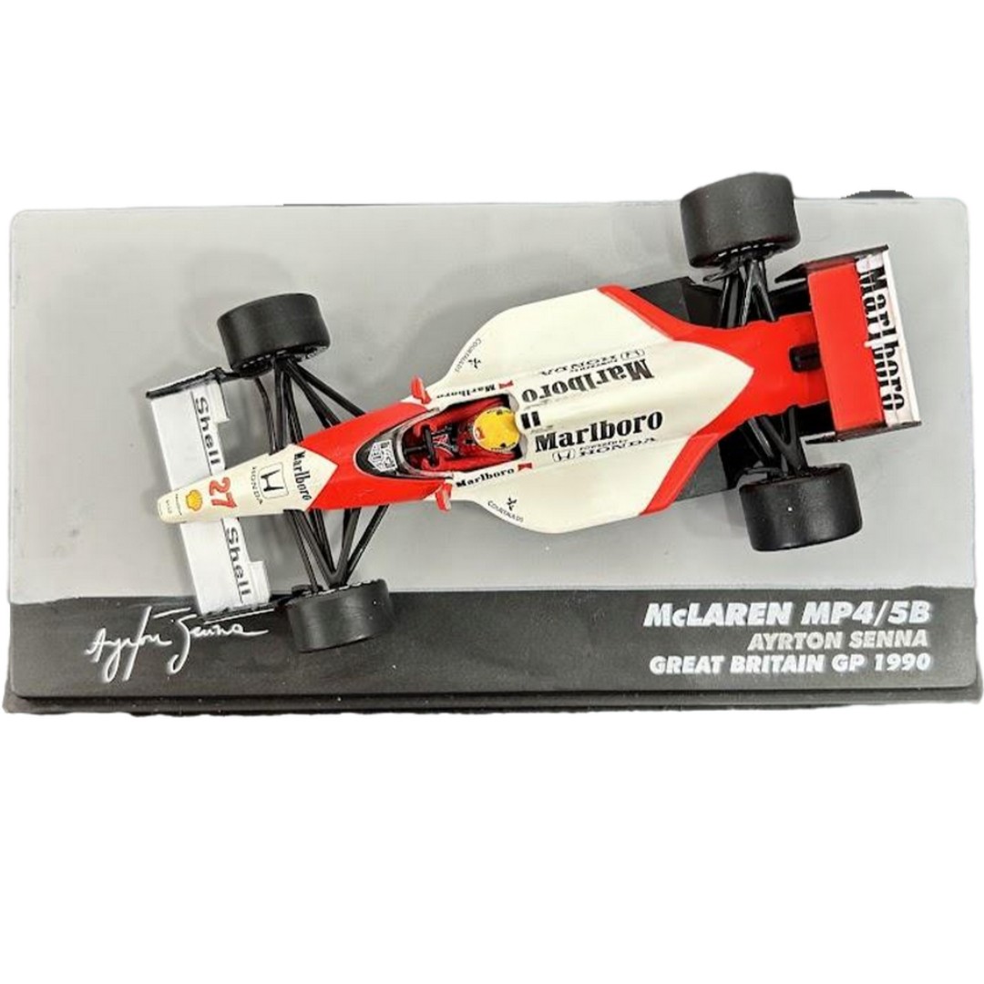 Miniatura Formula 1 Ayrton Senna McLaren MP4/5B - 1/43