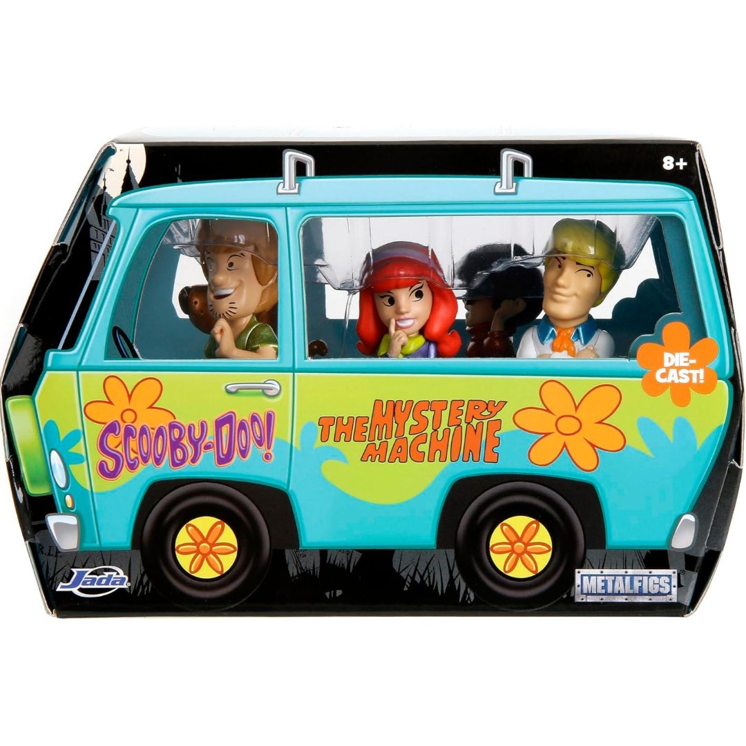 Conjunto Bonecos Scooby-Doo Mystery machine die-cast - AutoMOTIVO