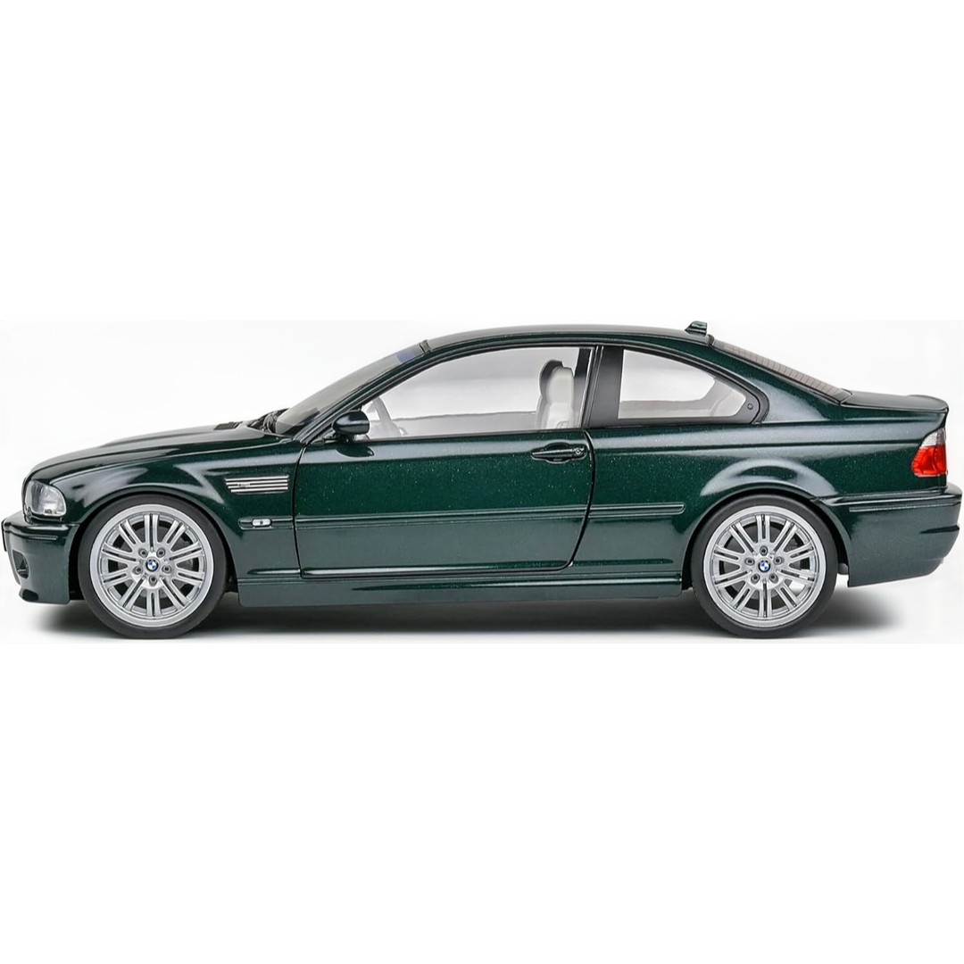 Miniatura carro BMW E46 M3 Coupe 1/18 - verde - AutoMOTIVO Store