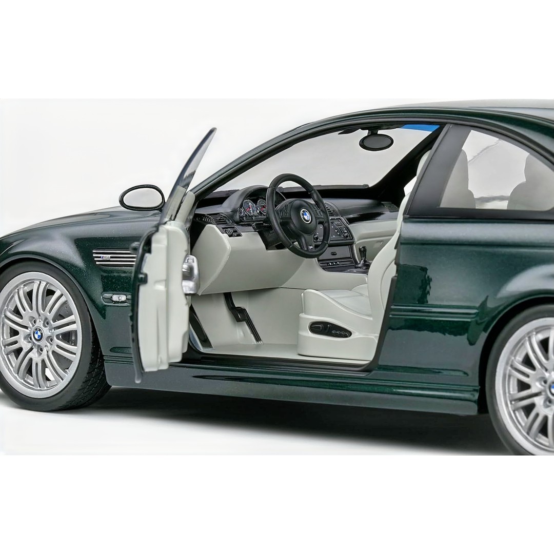 Miniatura carro BMW E46 M3 Coupe 1/18 - verde - AutoMOTIVO Store
