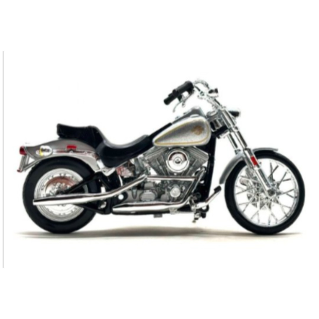 Miniatura Moto Harley Davidson FXST Softail 1984 - 1/18