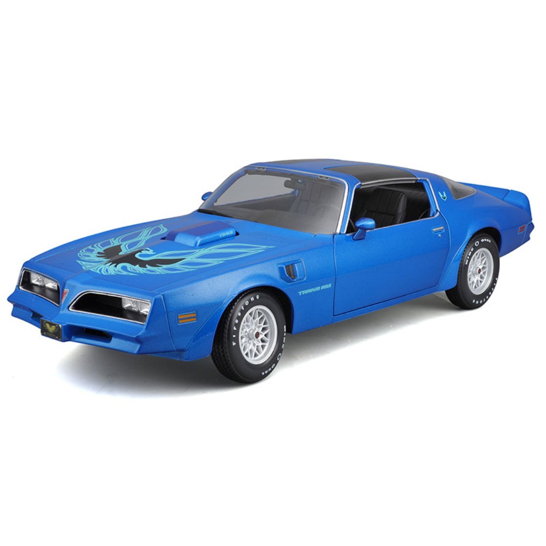 Miniatura carro Pontiac Firebrid Trans-Am 1978 azul - 1/18