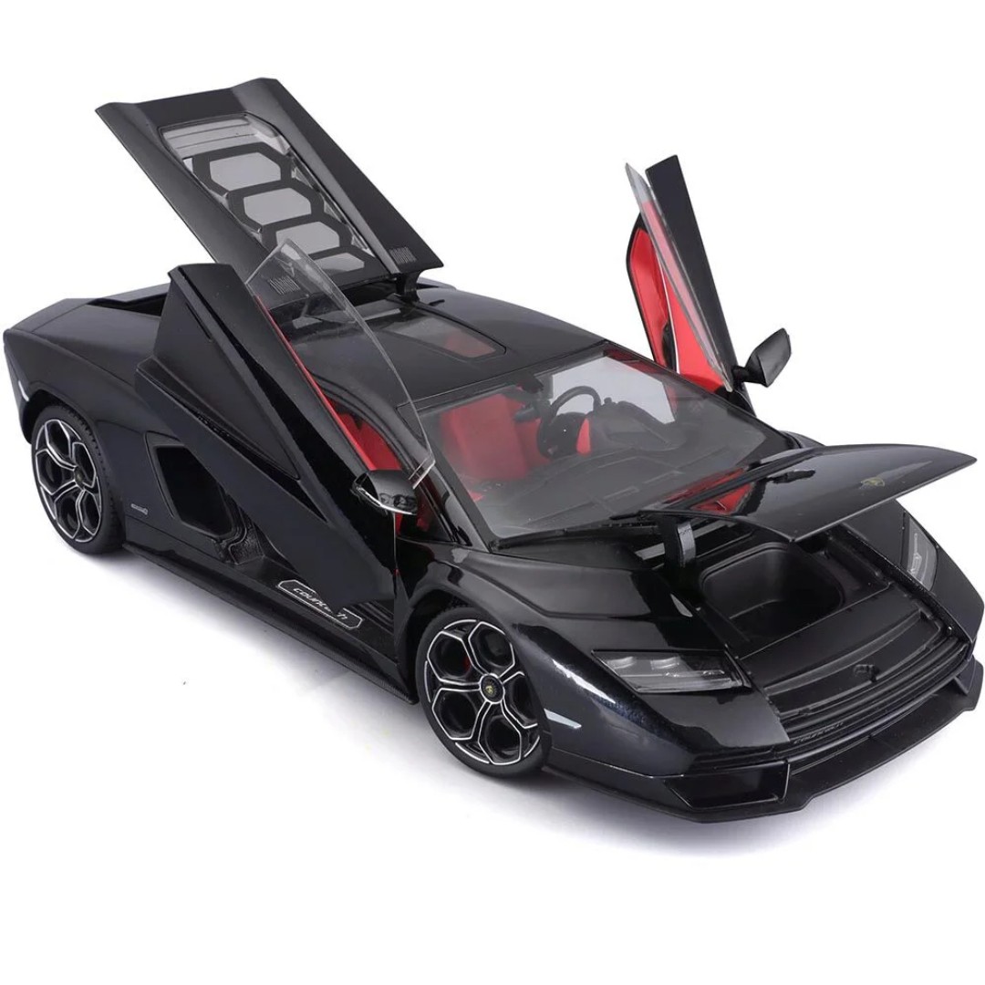  750 Li ミニカー 1/18 黒 Miniatura Carro Lamborghini Countach LPI800-4 1/18 - preto