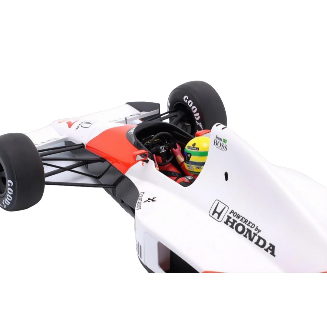 Miniatura Formula 1 Ayrton Senna McLaren MP4/5B 1990 - 1/12