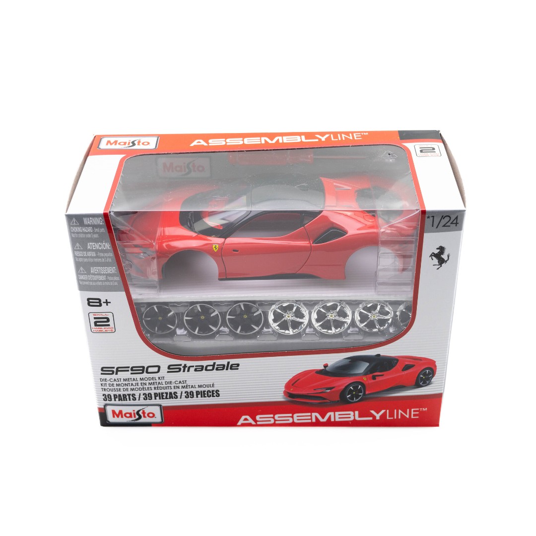 Kit de Montagem carro Ferrari SF90 Stradale - 1/24 - AutoMOTIVO Store