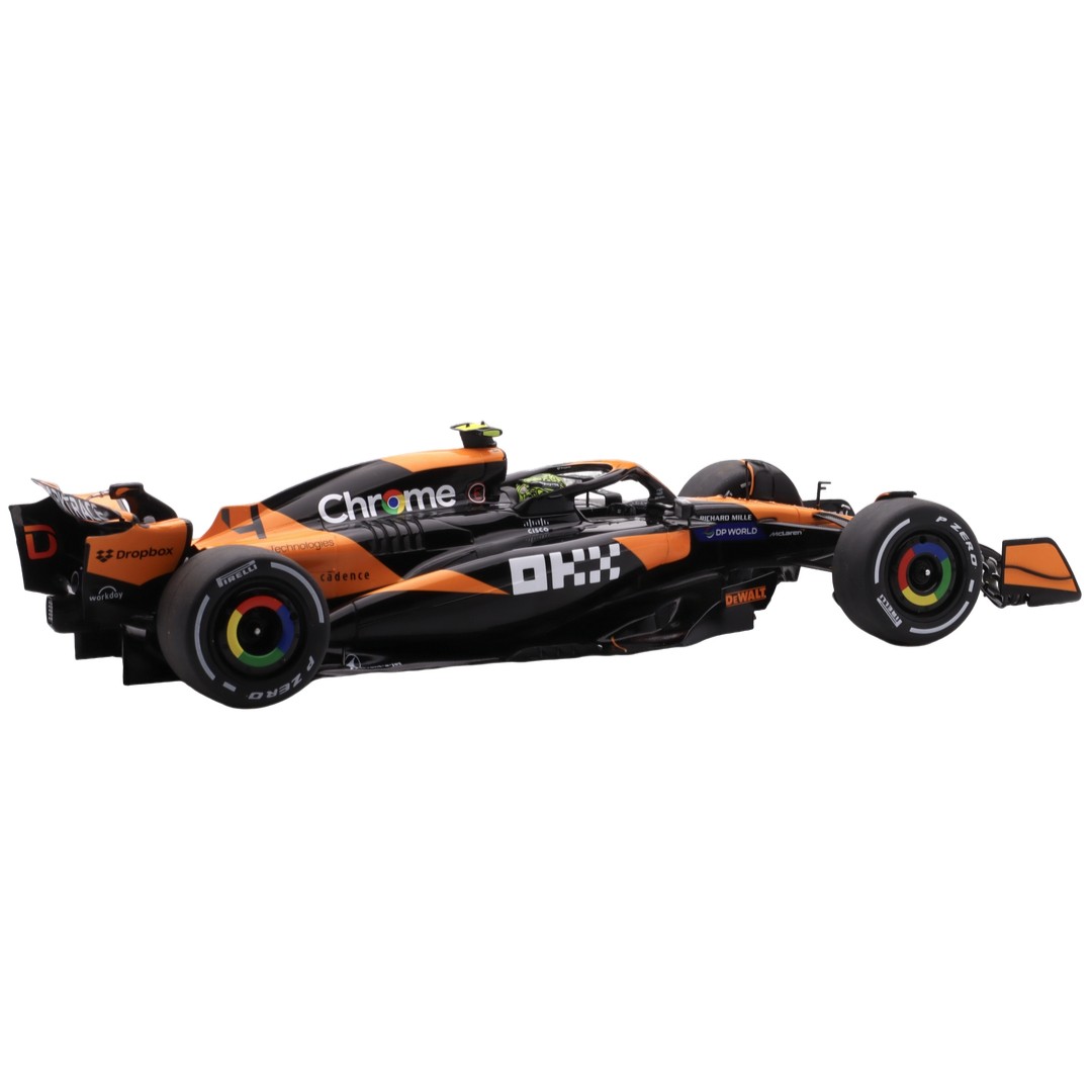 Miniatura Formula 1 L.Norris McLaren MCL38 Miami GP 1/18 2024