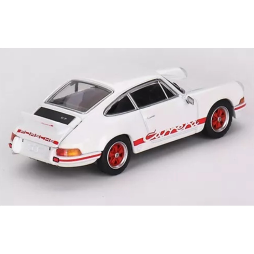 ミニカー Porsche Carrera GT2004Arctic White / Red Miniaura carro Porsche 911 Carrera RS 2.7 branca MiniGT 1/64