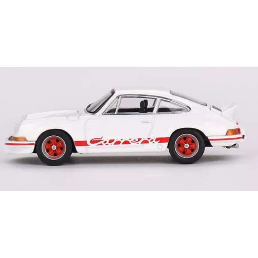 ミニカー Porsche Carrera GT2004Arctic White / Red Miniaura carro Porsche 911 Carrera RS 2.7 branca MiniGT 1/64