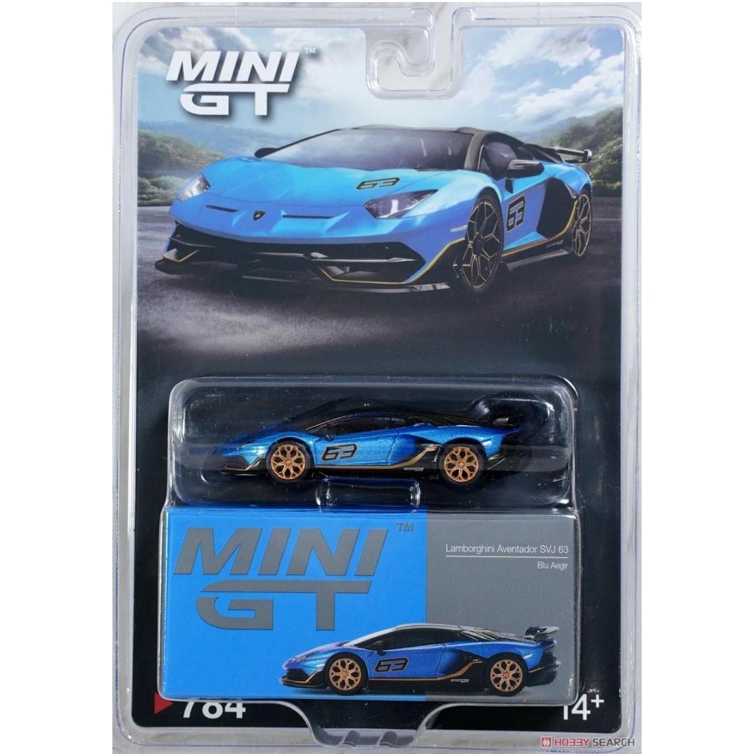 Miniatura carro LAmborghini Aventador SVJ 63 Mini GT 1/64