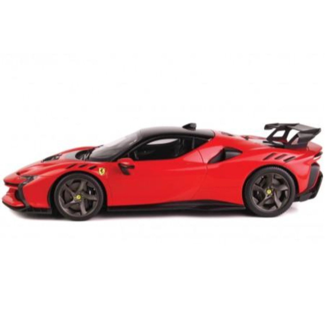 Miniatura carro Ferrari SF90 XX Stradale vermelha 1/18