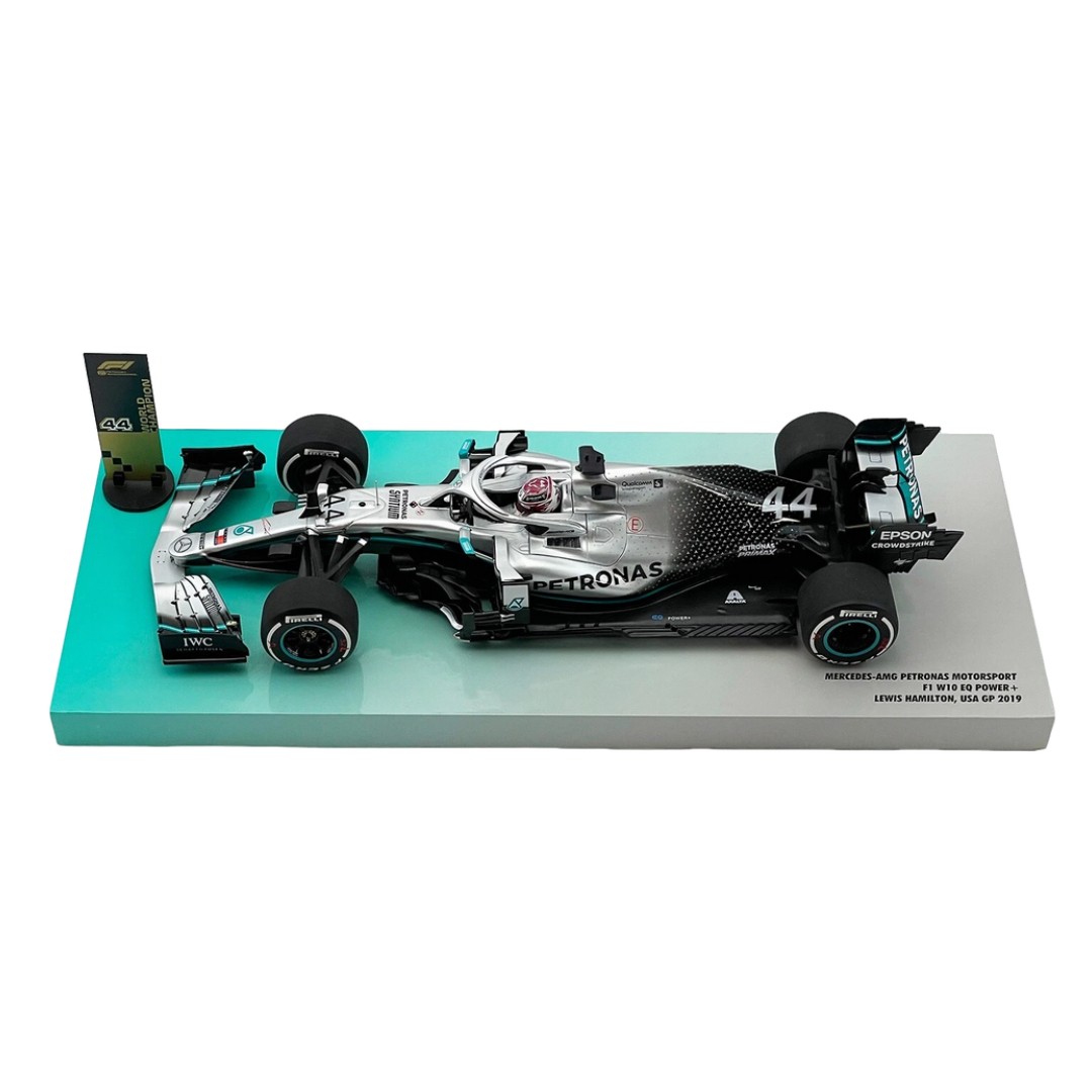 Formula 1 Mercedes-AMG W10 Lewis Hamilton EUA GP 2019 1/18