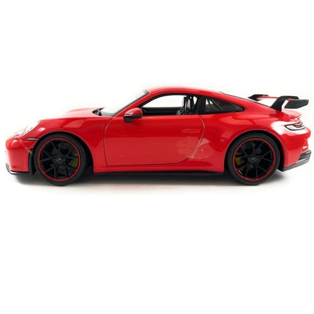 Miniatura carro Porsche 911 GT3 2022 Vermelho- 1/18 - AutoMOTIVO Store