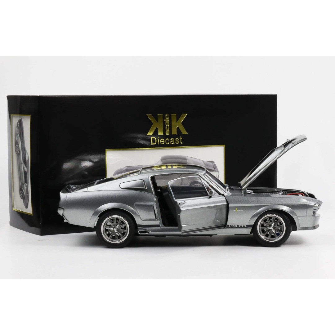 SHELBY SERIES 1 ミニカー シルバー Miniatura carro Ford Mustang Shelby GT500 Eleanor cinza 1/12