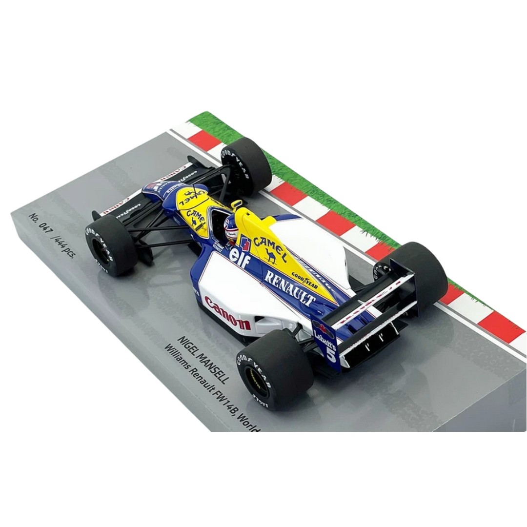 Formula 1 Nigel Mansell Williams #5 FW14B Campeão 1992 1/18