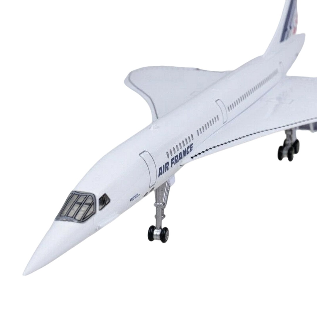 CONCORDE AIR FRANCE 1/100 LED仕様完成品 Miniatura avião Air france Concorde com led 1/125 - AutoMOTIVO Store