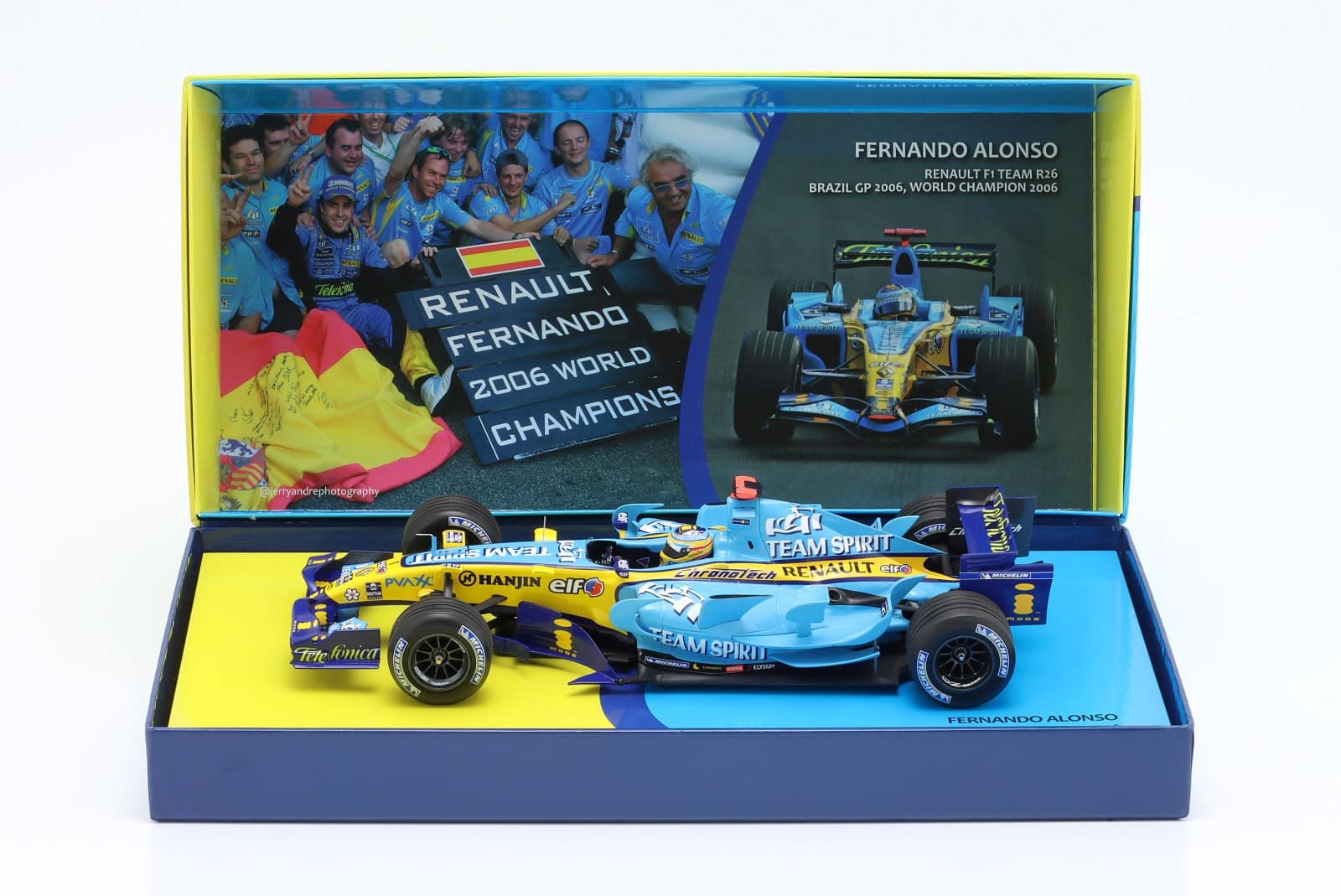 Formula 1 Fernando Alonso Renault R26 2º Brasil GP 2006 1/18