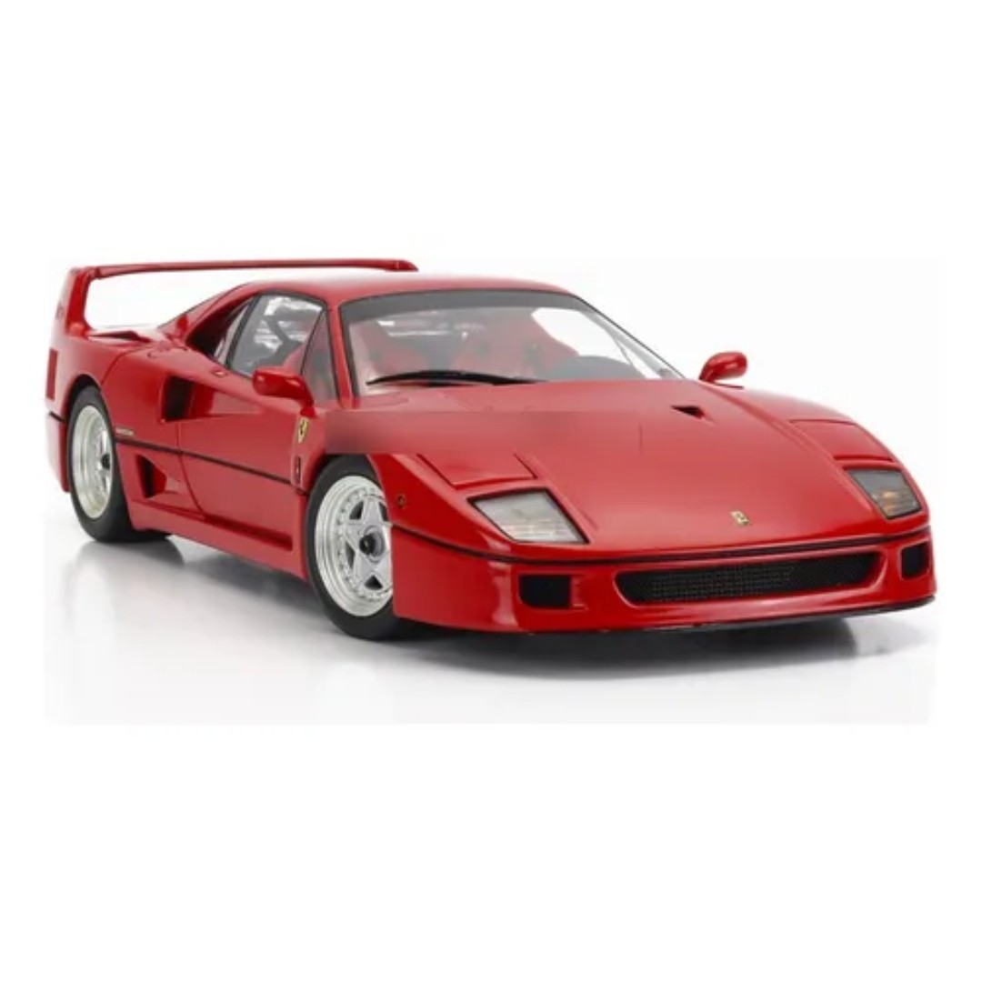 Miniatura carro Ferrari F40 1987 vermelho 1/18 Kyosho - AutoMOTIVO