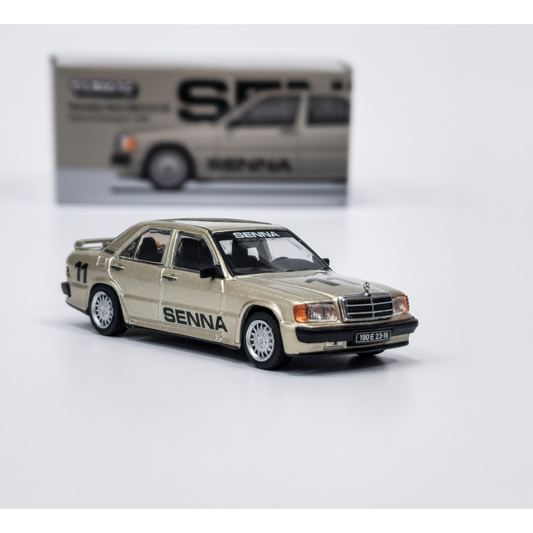 Miniatura Mercedes 190E 2.3 Senna Nurburgring Tarmac 1/64
