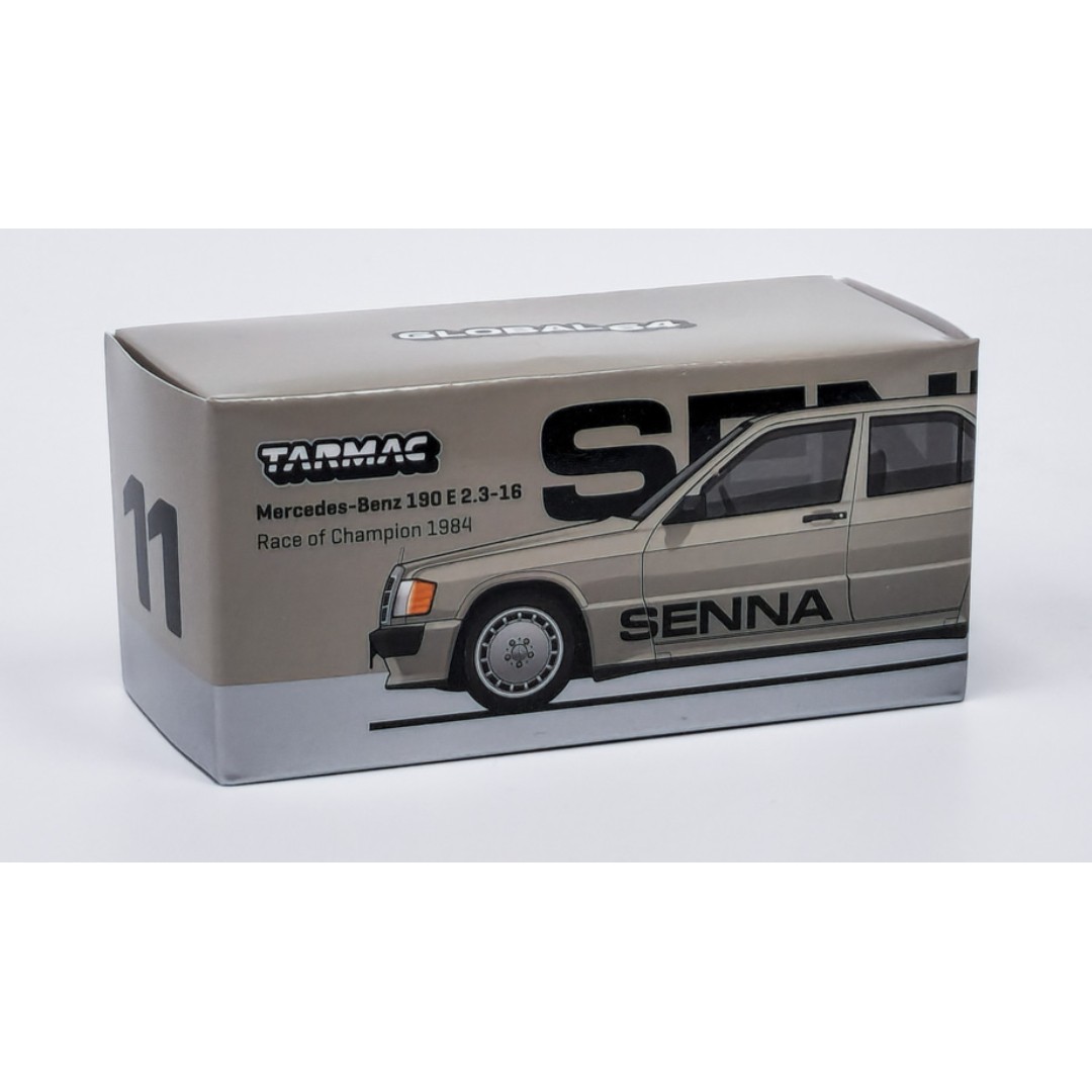 Miniatura Mercedes 190E 2.3 Senna Nurburgring Tarmac 1/64