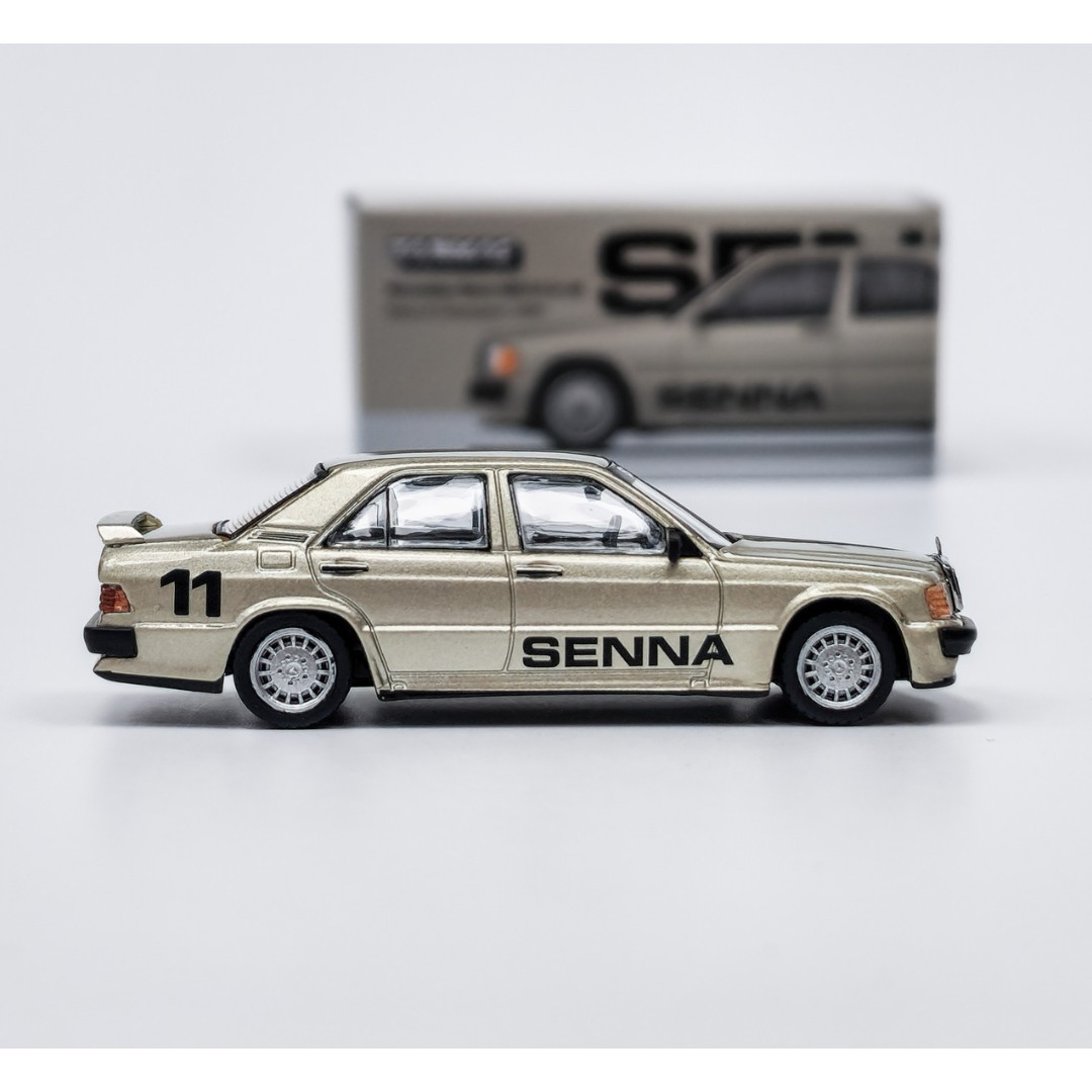 Miniatura Mercedes 190E 2.3 Senna Nurburgring Tarmac 1/64