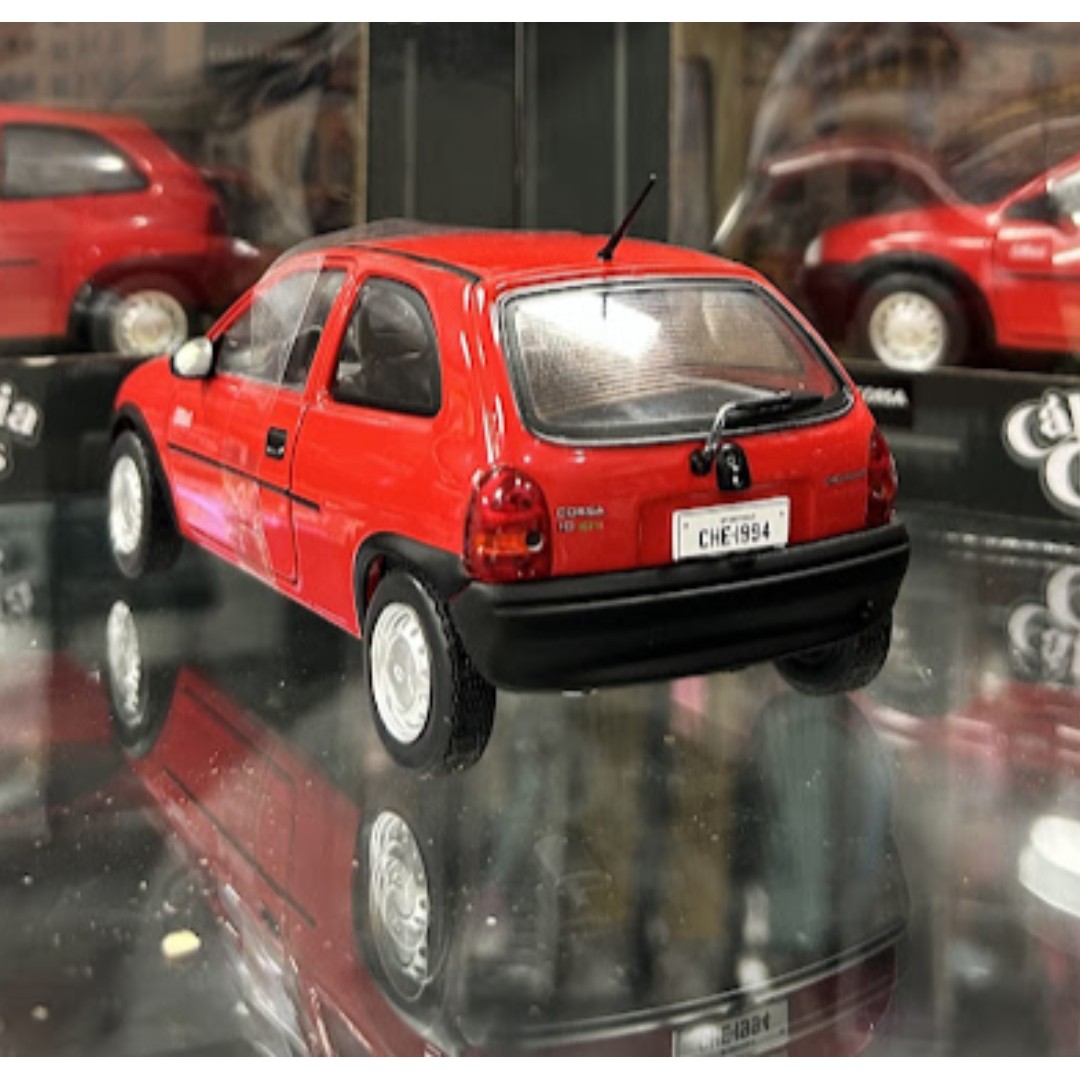 Miniatura carro Chevroelt Corsa Wind 1994 vermelho - 1/24 - AutoMOTIVO ...