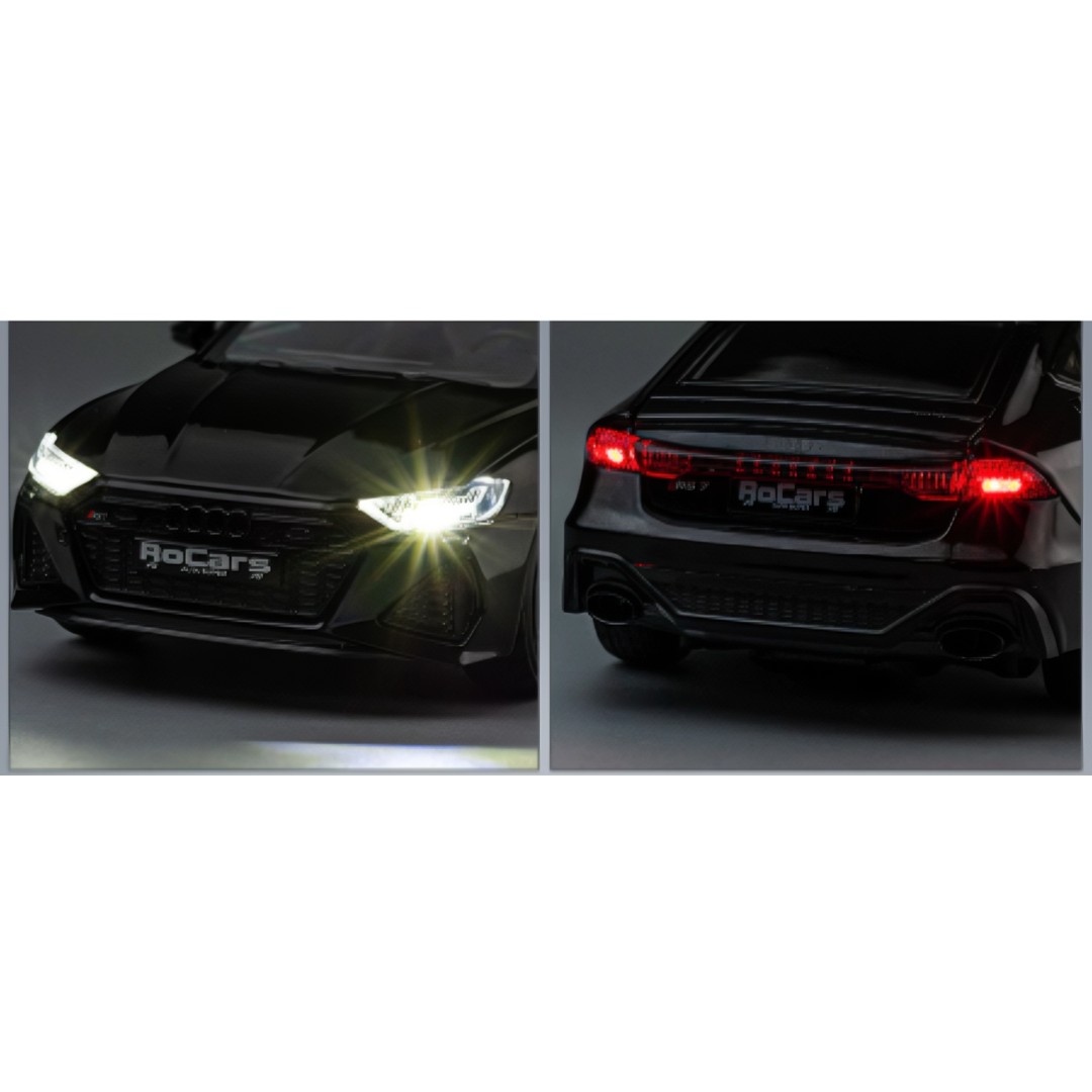 Miniatura Audi RS7 Sportback com Luz e Som - 1/18 - AutoMOTIVO Store