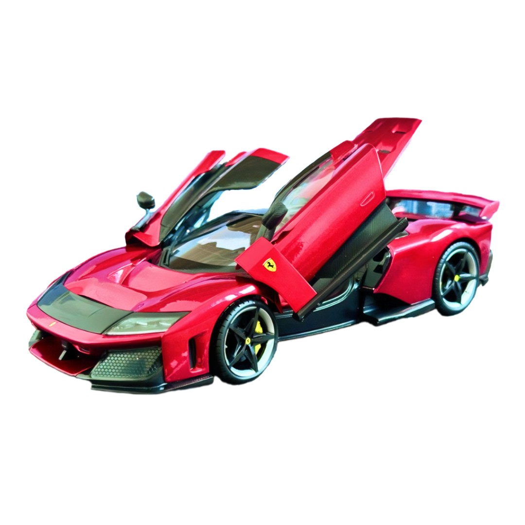 Miniatura Ferrari F80 Signature vermelho 1/18 - AutoMOTIVO Store