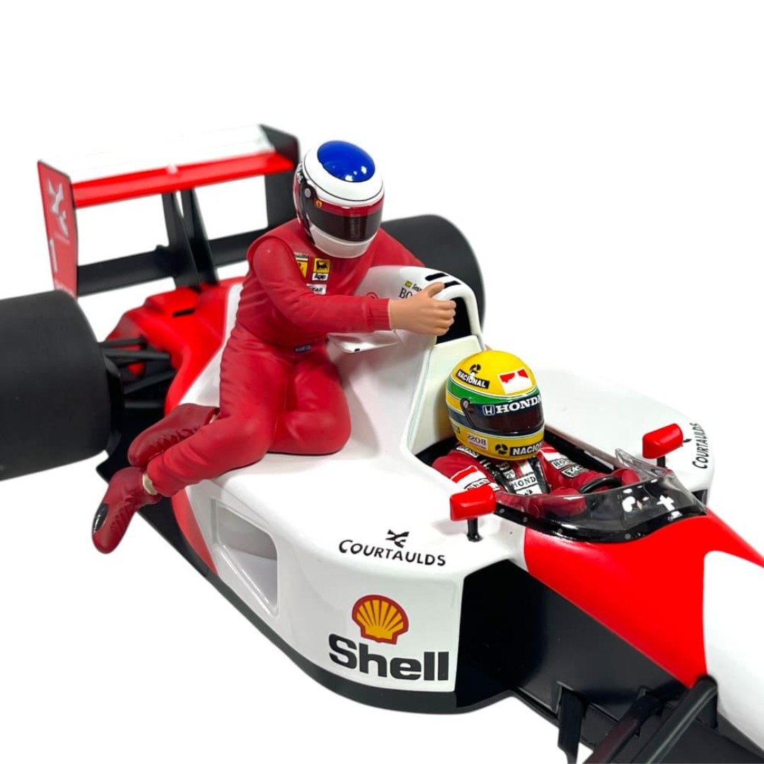 Formula 1 McLaren Honda MP4/6 Ayrton Senna+Jean Alesi 1/18