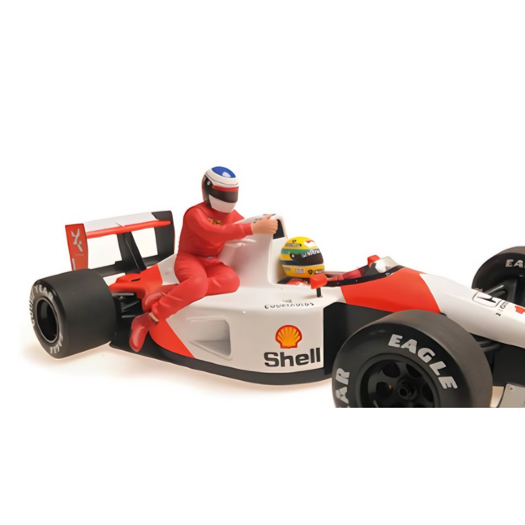 Formula 1 McLaren Honda MP4/6 Ayrton Senna+Jean Alesi 1/18