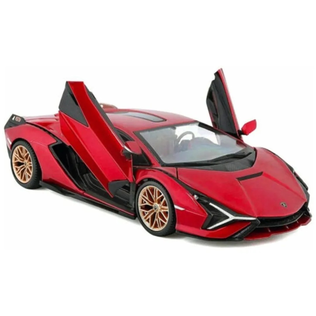 Miniatura Lamborghini Sián FKP 37 vermelho 1/24 - AutoMOTIVO Store