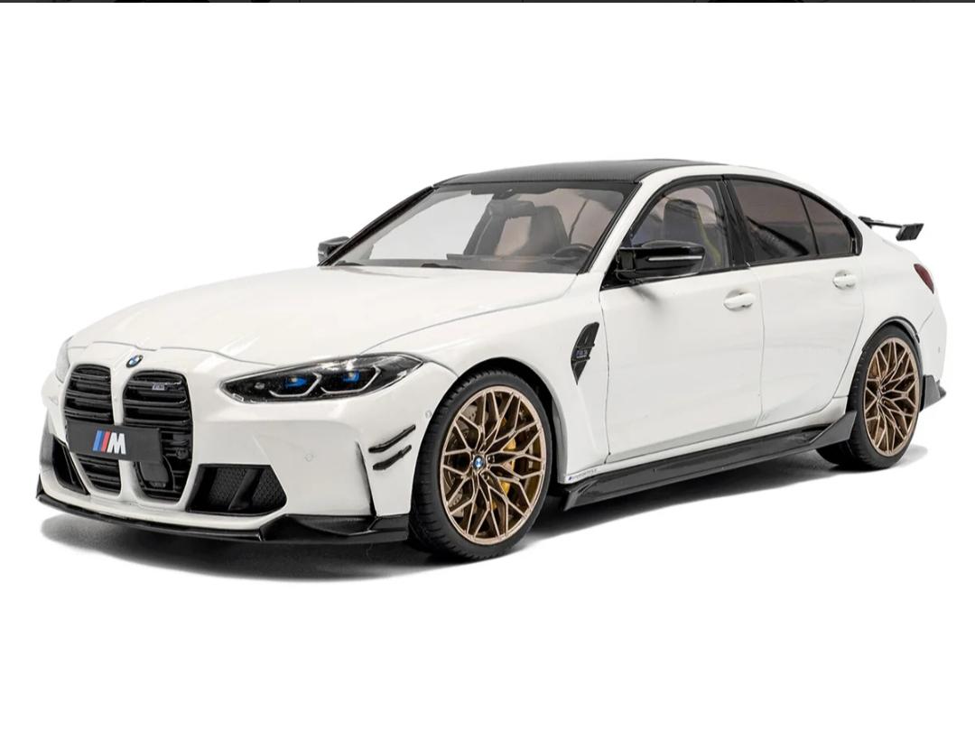 Miniatura BMW M3 (G80) Performance Parts 2024 1/18 - AutoMOTIVO Store
