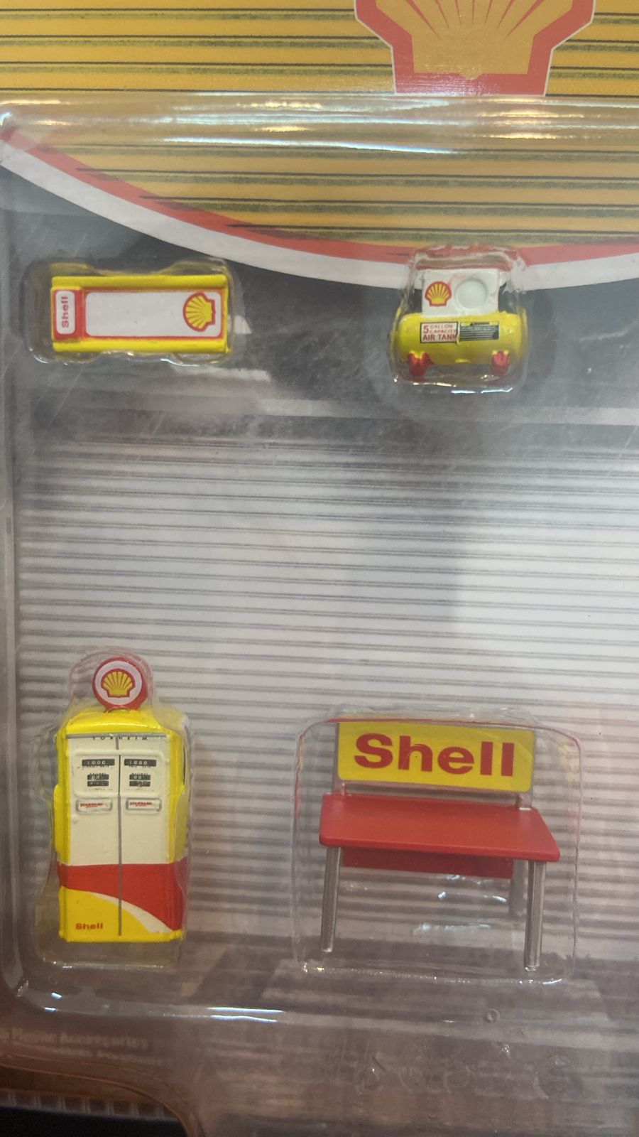 Acessório Shell Ferramentas Oficina Diorama Greenlight 1/64