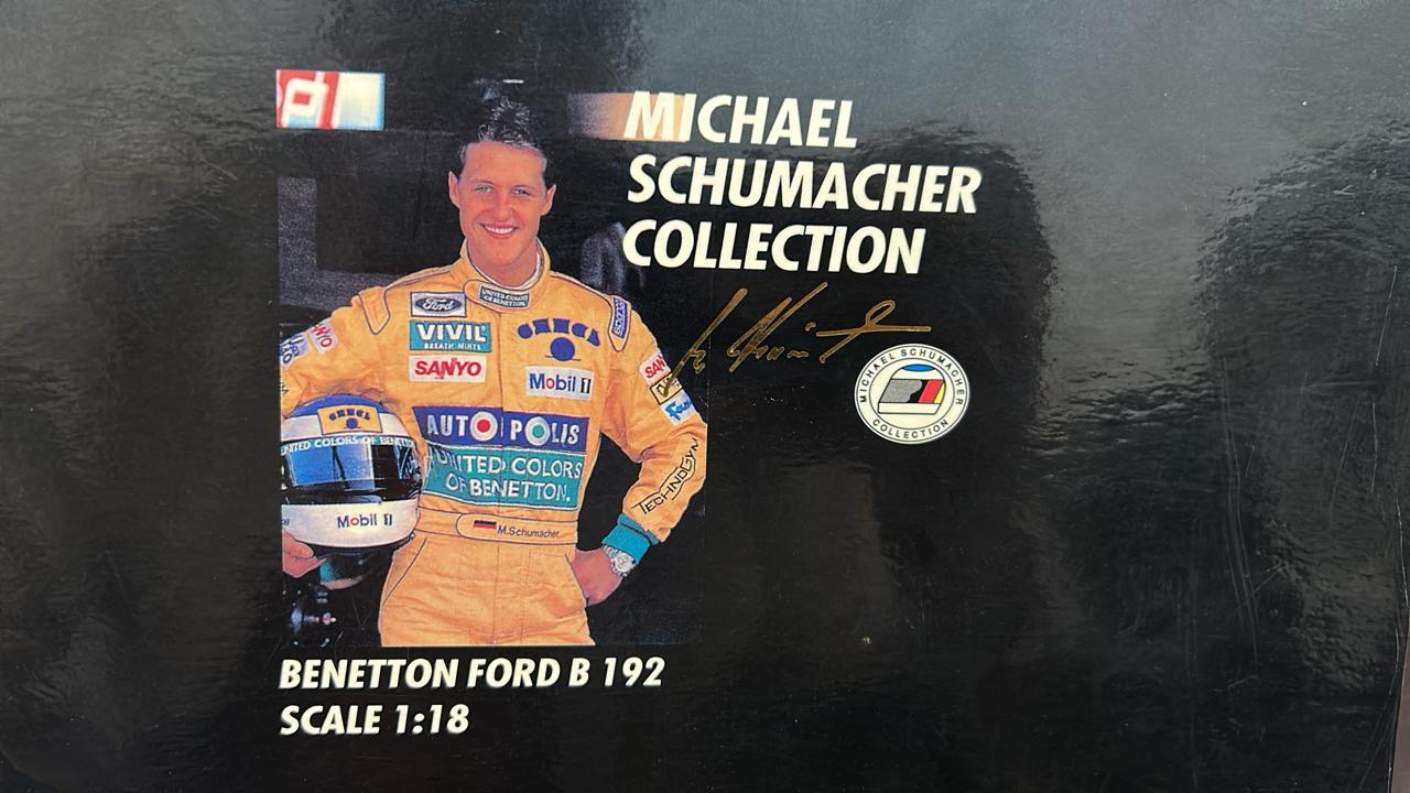 Miniatura Benetton Ford B192 Michael Schumacher Belgian GP Winner