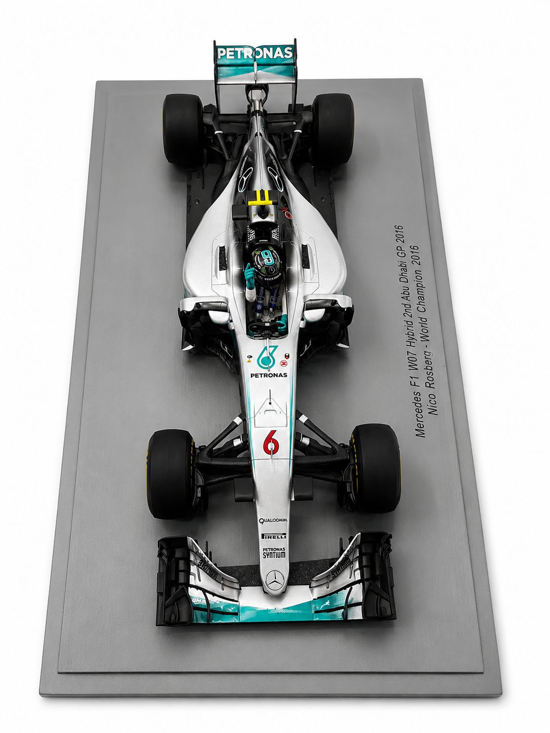 1/18 Spark メルセデス F1 W07 Hybrid 2016 アブダビ Miniatura Mercedes F1 W07 Hybrid Abu Dhabi GP 2016 1/18