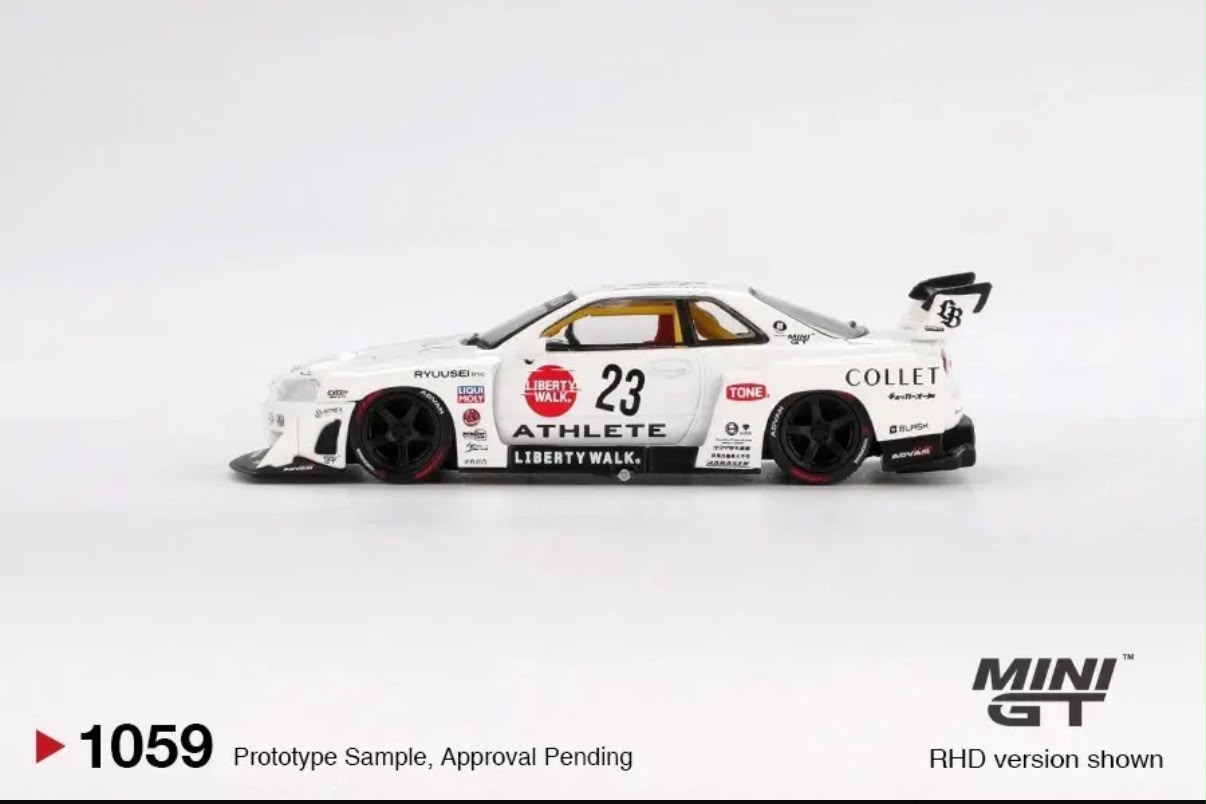 ミニカー MINIGT Nissan LB-Silhouette XLARGE GTR Diecast Model Car