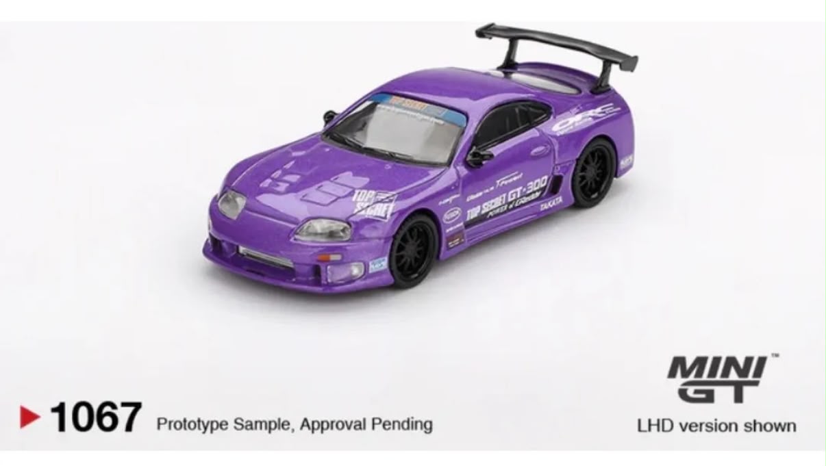 Miniatura Mini GT Toyota Supra( A80) Top Secret GT-300 Miniatura Mini GT Toyota Supra( A80) Top Secret GT-300