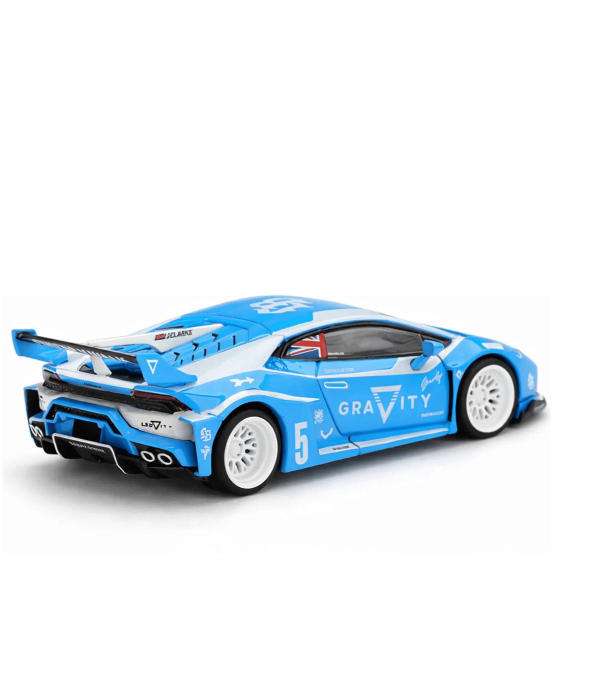 Miniatura Mini GT Lamborghini Huracan GT Azul - AutoMOTIVO Store