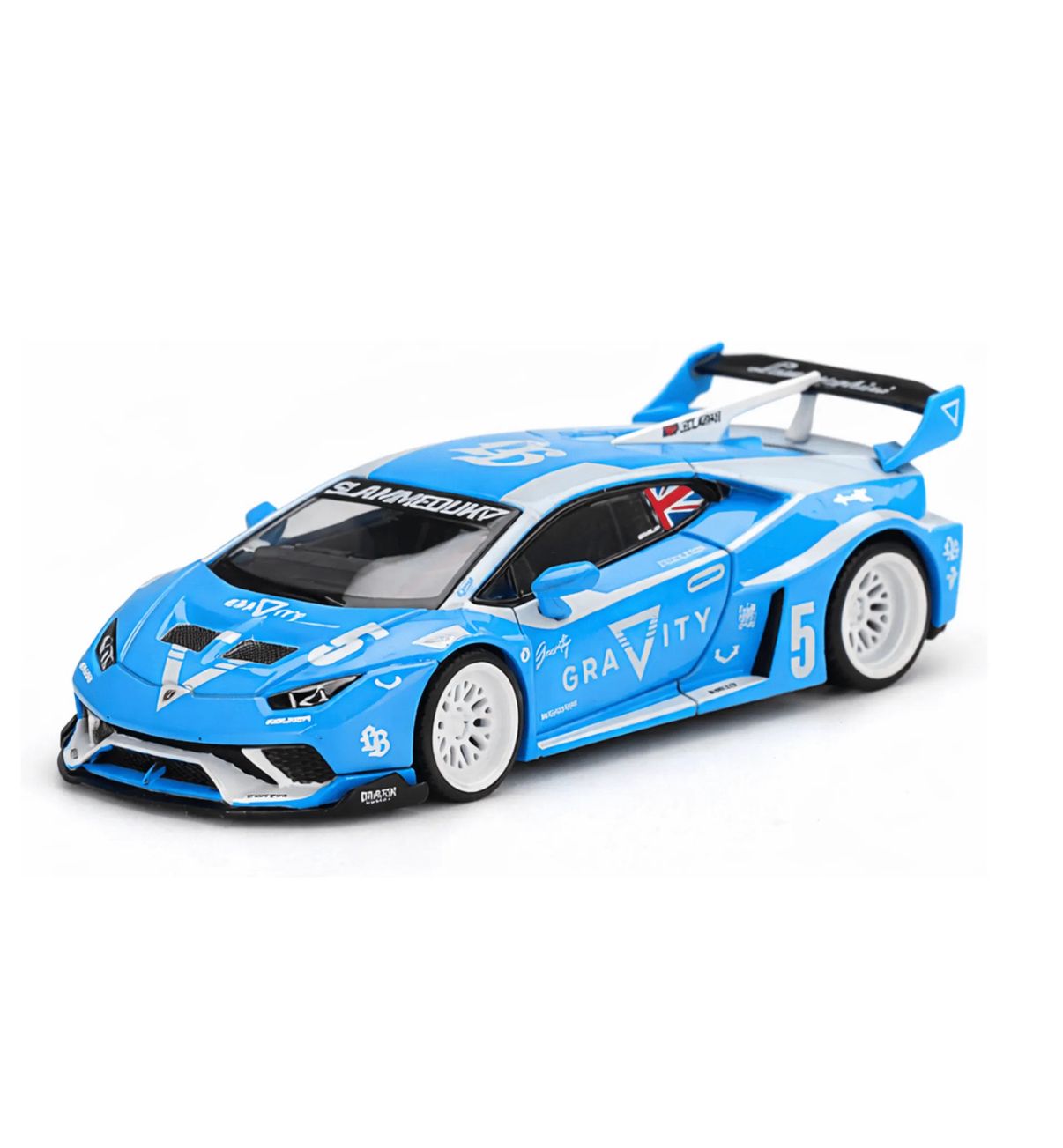 ミニカー MINI GT Lamborghini Huracan Blue ver.1 Miniatura Mini GT Lamborghini Huracan GT Azul - AutoMOTIVO Store