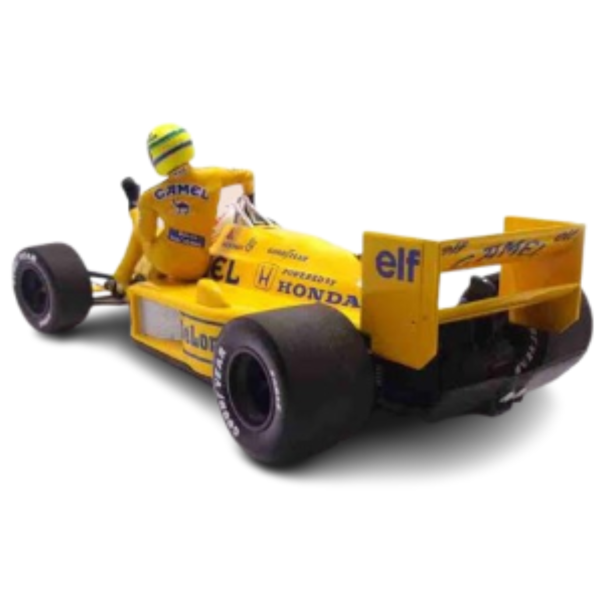 Miniatura Lotus 99t 1987 Nakajima Carona Senna 1/18 - AutoMOTIVO Store