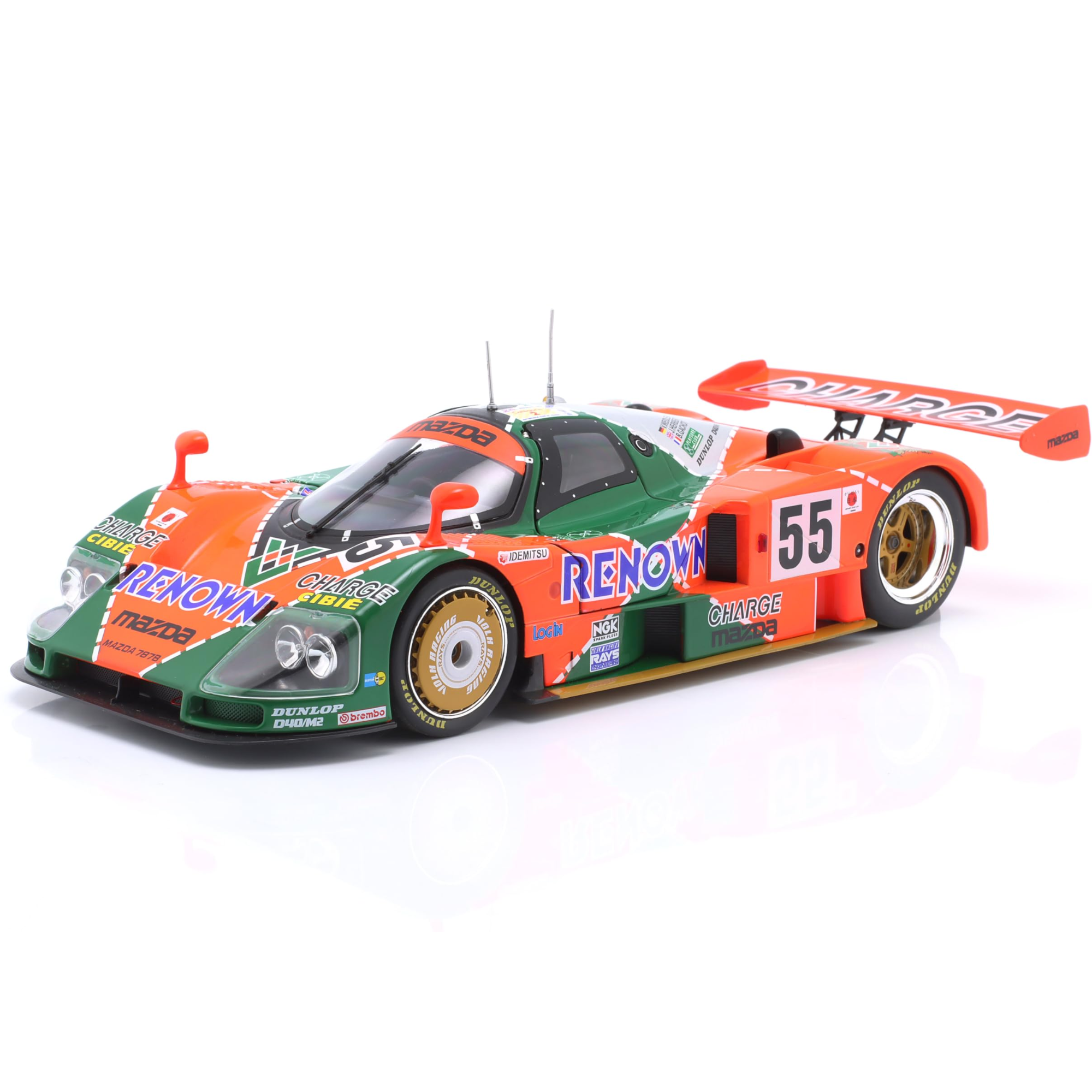 Miniatura Mazda 787B Vencedor 24h Le Mans 1991 Werk83 1/18