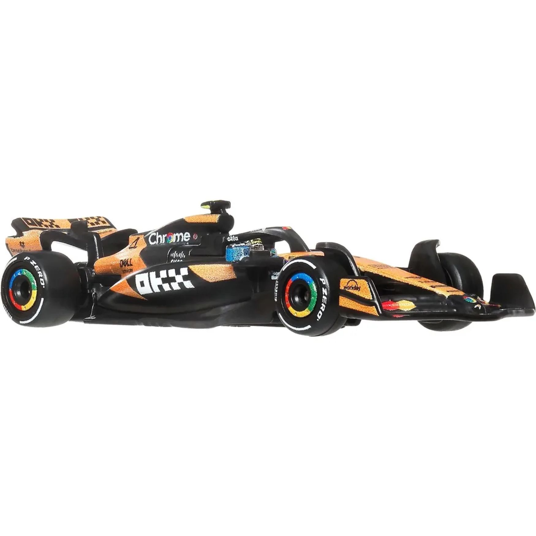 Miniatura Hot Wheels Mclaren Team 2025 #4 Lando Norris 1/64