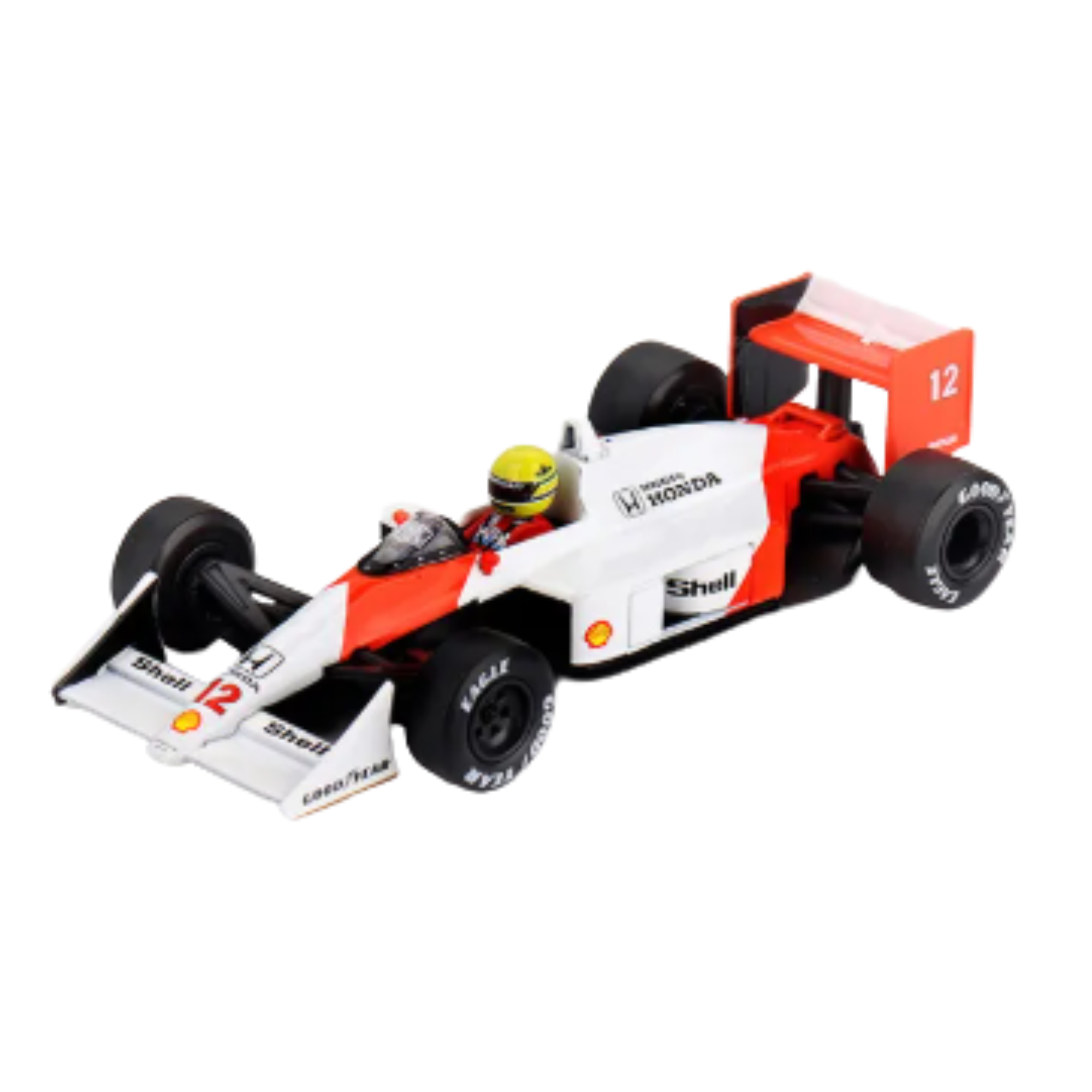 Miniatura McLaren MP4/4 Senna #12 Japão 1988 MINI GT 1/64